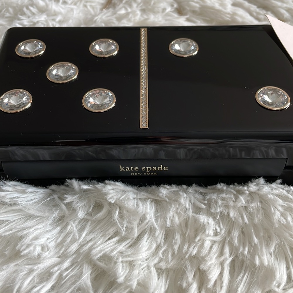 SOLD NWT Kate Spade Roll Domino Clutch - Picture 4 of 9